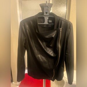 Mote Faux Suede Moto Jacket